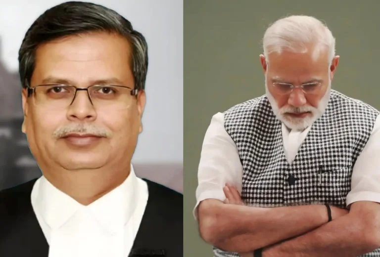 শান্তিপূর্ণ রাজনৈতিক বিক্ষোভের মামলায় মুম্বাই পুলিশের নিষেধাজ্ঞা বাতিল করে বোম্বে হাইকোর্টের প্রসিকিউটর ও নরেন্দ্র মোদির ছবি।