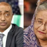 শেখ হাসিনার দেশে ফেরা ও পাসপোর্ট প্রসঙ্গে সাংবাদিকদের প্রশ্নের জবাব দিচ্ছেন আইনমন্ত্রী