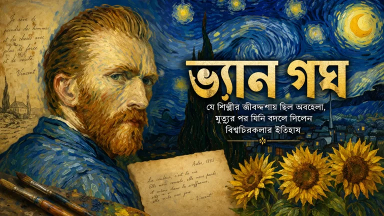 ভিনসেন্ট ভ্যান গঘের প্রতিকৃতি, স্টারি নাইট-অনুপ্রাণিত আকাশ এবং সূর্যমুখীসহ শিল্পভিত্তিক ফিচারড ইমেজ