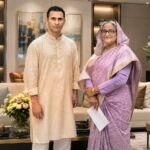 শেখ হাসিনার বাসভবনে সোহেল তাজের সঙ্গে শেখ হাসিনা