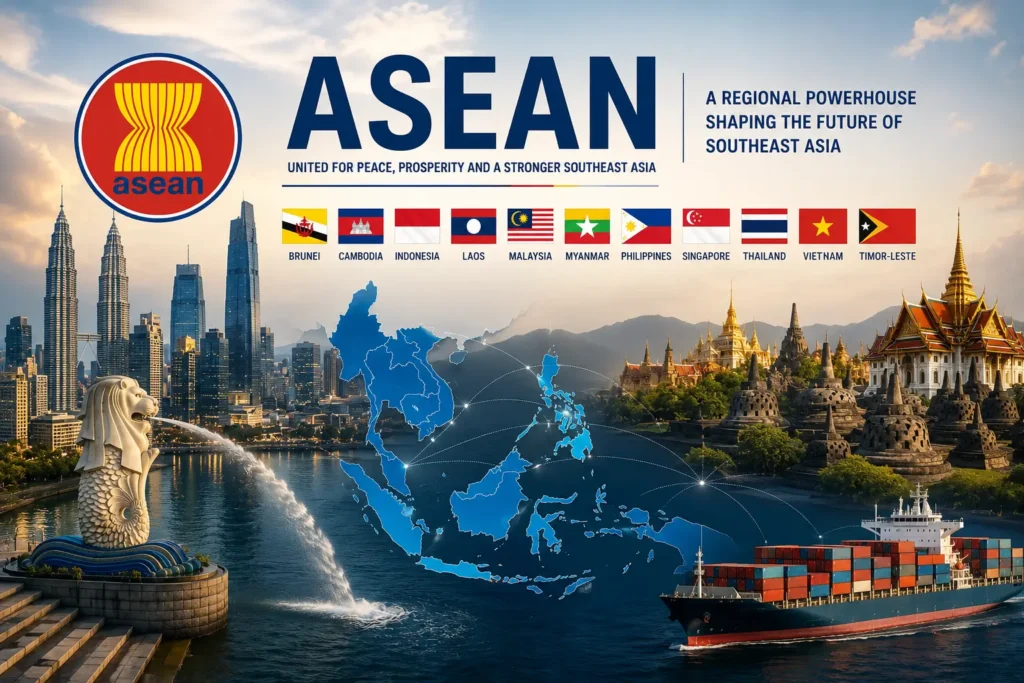 ASEAN জোট ও দক্ষিণ-পূর্ব এশিয়ার ভূরাজনৈতিক শক্তির ভারসাম্য