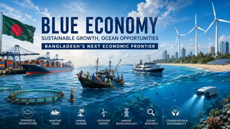 বঙ্গোপসাগর ঘিরে বাংলাদেশের Blue Economy, মৎস্য, বন্দর, সামুদ্রিক পর্যটন ও নবায়নযোগ্য জ্বালানির সম্ভাবনা
