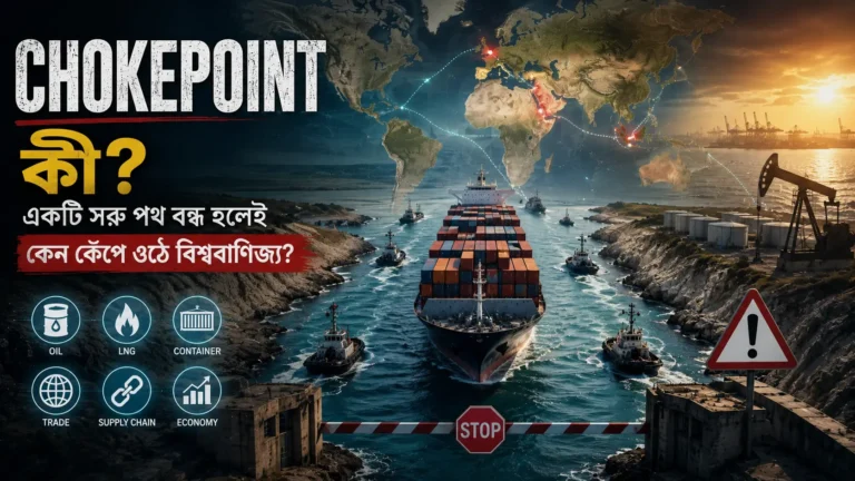 Chokepoint কীভাবে Strait of Hormuz Suez Panama ও Malacca বিশ্ববাণিজ্যকে প্রভাবিত করে