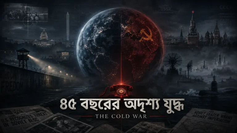 Cold War কী—যুক্তরাষ্ট্র ও সোভিয়েত ইউনিয়নের পারমাণবিক প্রতিদ্বন্দ্বিতা ও বিভক্ত বিশ্বের প্রতীকী চিত্র