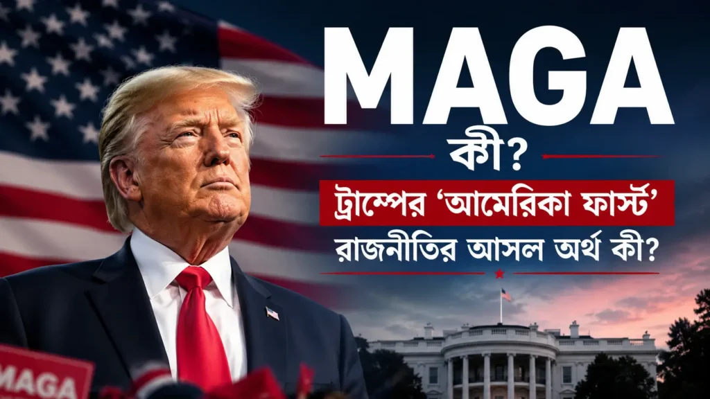 MAGA কী—Donald Trump ও America First রাজনৈতিক আন্দোলনের প্রতীক