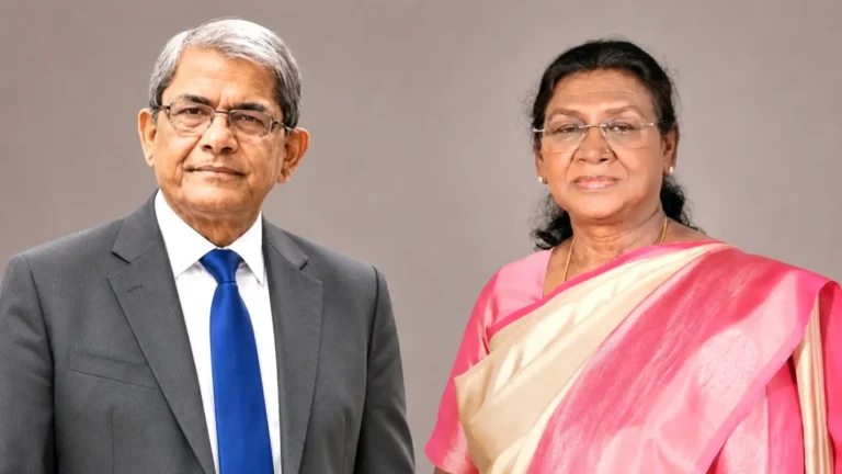মির্জা ফখরুল ইসলাম আলমগীর ও ভারতের রাষ্ট্রপতি দ্রৌপদী মুর্মু