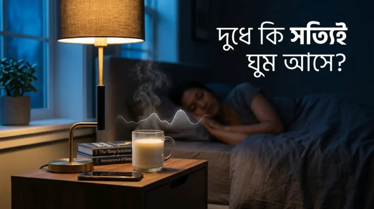 রাতে দুধ খেলে ঘুম ভালো হয় কি না তা নিয়ে ফ্যাক্টচেক