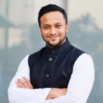 শেয়ারবাজারে কারসাজি ও অর্থ পাচার মামলার খবরে ব্যবহৃত সাকিব আল হাসানের ছবি।