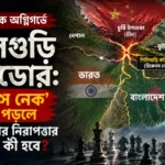শিলিগুড়ি করিডোর বা চিকেনস নেক সংকটে পড়লে বাংলাদেশের নিরাপত্তা সমীকরণের সম্ভাব্য পরিবর্তন দেখানো ভূরাজনৈতিক ফিচার ইমেজ