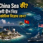 South China Sea কী—দ্বীপ, maritime claims ও আঞ্চলিক ভূরাজনীতির প্রতীকী চিত্র