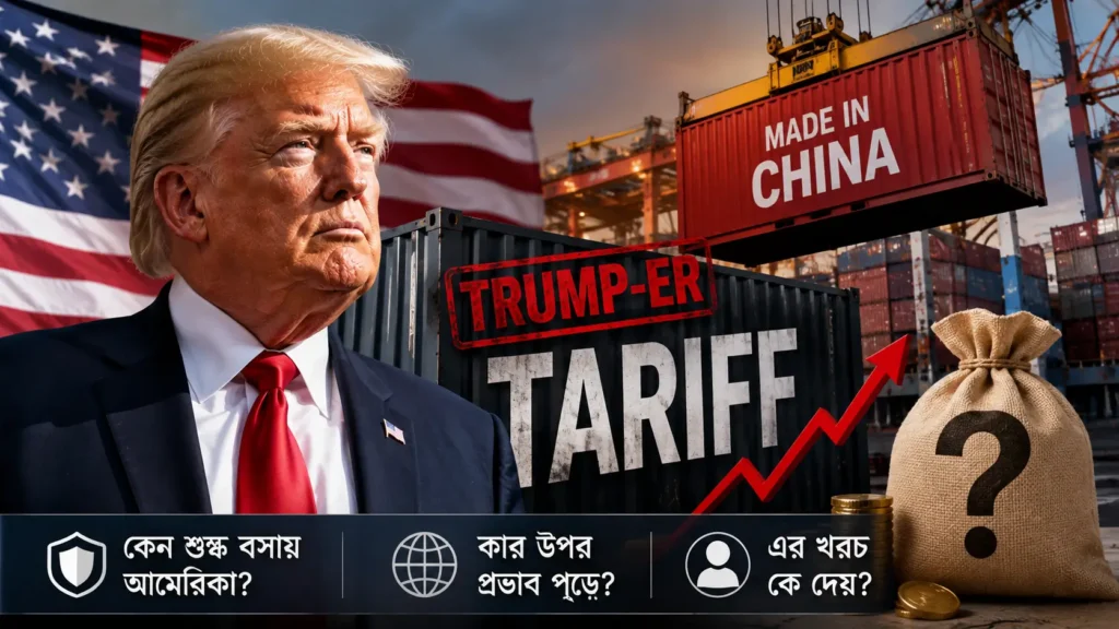 Trump-এর Tariff কী এবং আমেরিকার আমদানি শুল্কের খরচ কে দেয়