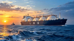 বাংলাদেশের LNG আমদানি ও spot market-এ বাড়তি দামের প্রতীকী চিত্র