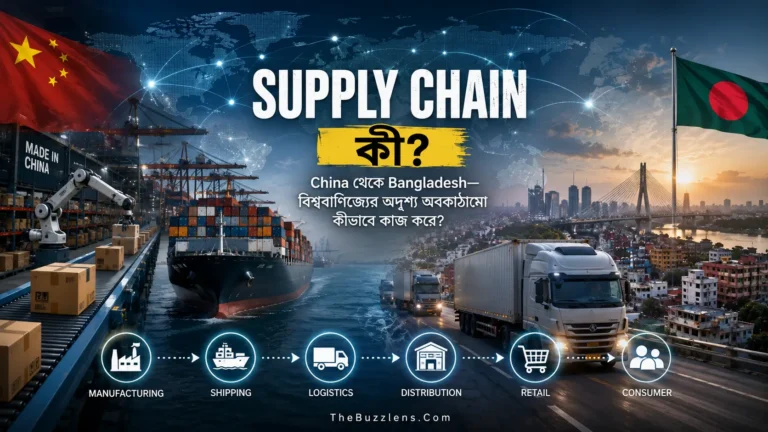 Supply Chain কীভাবে China থেকে Bangladesh পর্যন্ত global trade ও পণ্য পরিবহনের নেটওয়ার্ক পরিচালনা করে