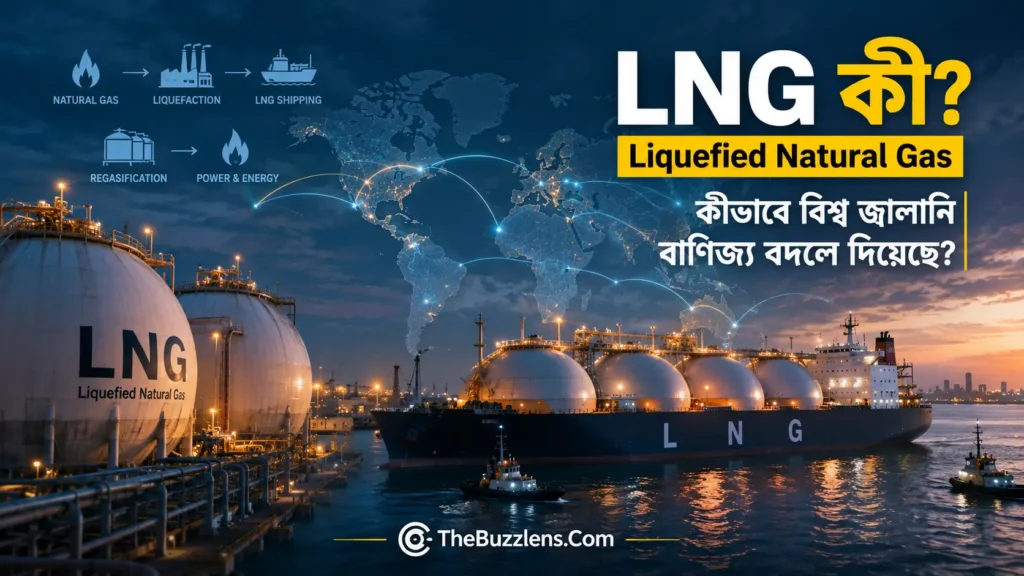 LNG বা Liquefied Natural Gas-এর জাহাজ, টার্মিনাল ও বিশ্ব জ্বালানি বাণিজ্যের চিত্র