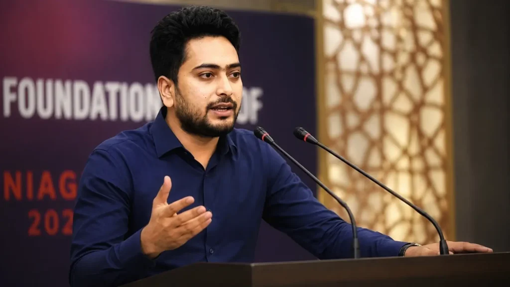 ফেনীর মহিপালে ১১ দলীয় ঐক্যের লংমার্চের পথসভায় বক্তব্য রাখছেন নাহিদ ইসলাম