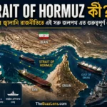 Strait of Hormuz ও বিশ্বের জ্বালানি ভূরাজনীতির প্রতীকী চিত্র
